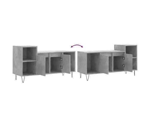 Telerikapp, Betoonhall, 100 X 35 X 55 cm Tehispuit