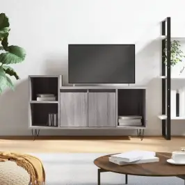 Tv Skapītis, Pelēcīgs, 100X35X55 Cm, Inženierijas Koks Vidaxl