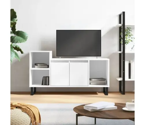 Tv Skapītis, Balts, 100X35X55 Cm, Inženierijas Koks Vidaxl