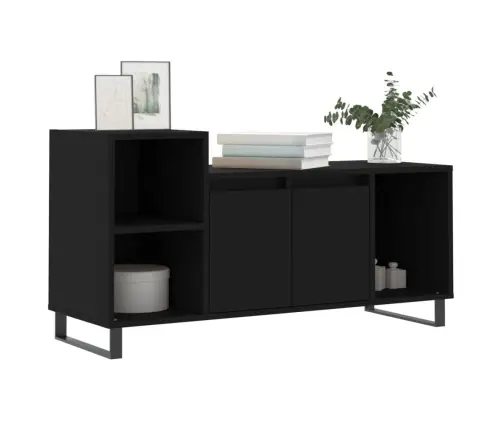 Tv Skapītis, Melns, 100X35X55 Cm, Inženierijas Koks Vidaxl Tv Skapītis, Melns, 100X35X55 Cm, Inženierijas Koks Vidaxl