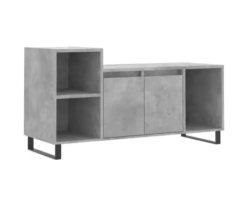 Tv Skapītis, Betona Pelēks, 100X35X55 Cm, Inženierijas Koks Vidaxl