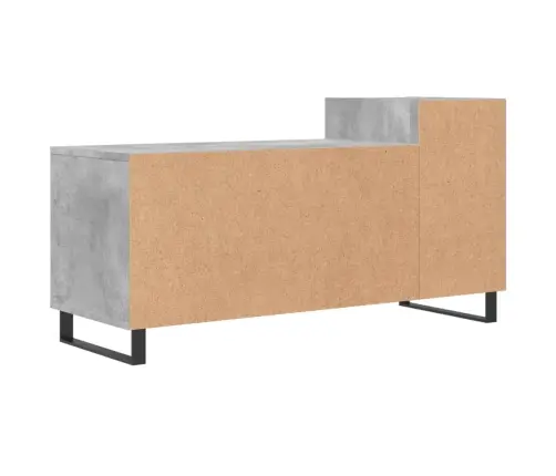 Tv Skapītis, Betona Pelēks, 100X35X55 Cm, Inženierijas Koks Vidaxl