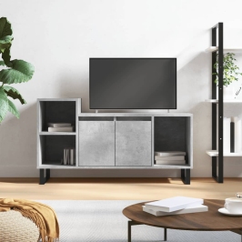 Tv Skapītis, Betona Pelēks, 100X35X55 Cm, Inženierijas Koks Vidaxl