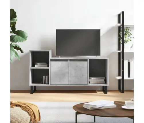 Tv Skapītis, Betona Pelēks, 100X35X55 Cm, Inženierijas Koks Vidaxl