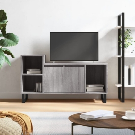 Tv Skapītis, Pelēcīgs, 100X35X55 Cm, Inženierijas Koks Vidaxl