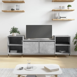 Tv Skapītis, Betona Pelēks, 160X35X55 Cm, Inženierijas Koks Vidaxl