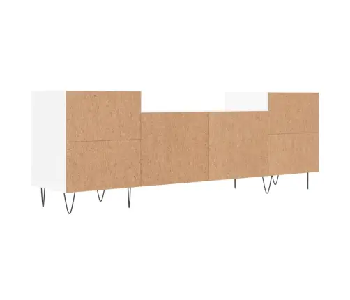 Televizoriaus Spintelė, Baltos Spalvos, 160X35X55cm Mediena