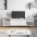 Tv Skapītis, Balts, 160X35X55 Cm, Inženierijas Koks Vidaxl