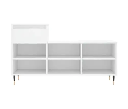 Apavu Plaukts, Balts, 102X36X60 Cm, Inženierijas Koks Vidaxl