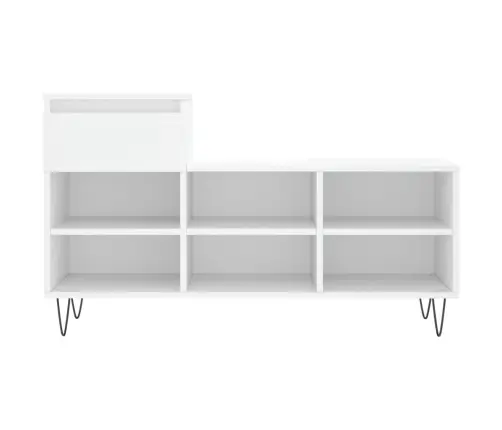 Spintelė Batams, Baltos Spalvos, 102X36X60cm Apdirbta Mediena