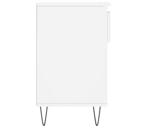 Spintelė Batams, Baltos Spalvos, 102X36X60cm Apdirbta Mediena