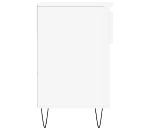 Jalatsikapp, Kõrgläikega Valge, 102X36X60 cm Tehispuit