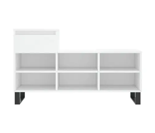 Spintelė Batams, Baltos Spalvos, 102X36X60cm Apdirbta Mediena