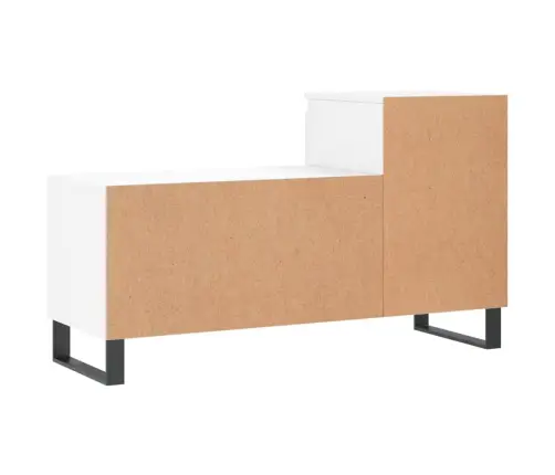 Spintelė Batams, Baltos Spalvos, 102X36X60cm Apdirbta Mediena