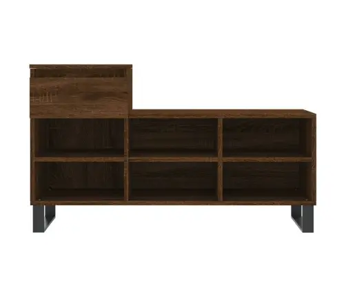 Apavu Plaukts, Brūna Ozolkoka, 102X36X60 Cm, Inženierijas Koks Vidaxl