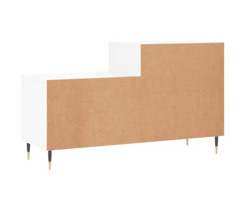 Apavu Plaukts, Spīdīgi Balts, 102X36X60 Cm, Inženierijas Koks Vidaxl