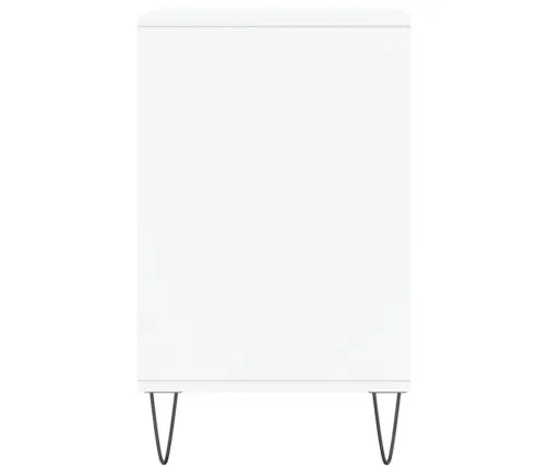 Jalatsikapp, Kõrgläikega Valge, 102X36X60 cm Tehispuit