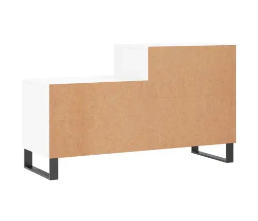 Jalatsikapp, Valge, 102 X 36 X 60 cm Tehispuit