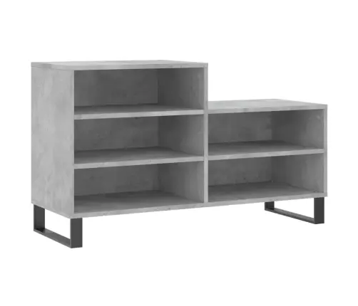 Apavu Plaukts, Betonpelēks, 102X36X60 Cm, Inženierijas Koks Vidaxl