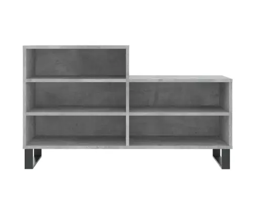 Apavu Plaukts, Betonpelēks, 102X36X60 Cm, Inženierijas Koks Vidaxl