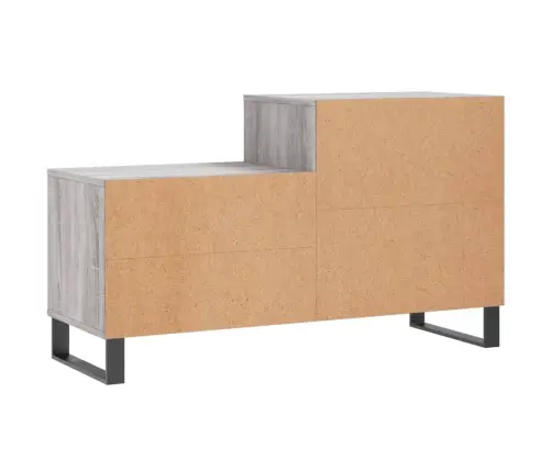 Apavu Plaukts, Pelēcīga Ozolkoka,102X36X60Cm, Inženierijas Koks Vidaxl