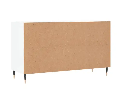 Apavu Plaukts, Spīdīgi Balts, 102X36X60 Cm, Inženierijas Koks Vidaxl