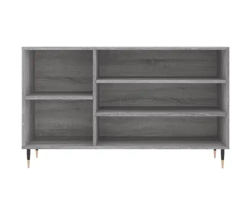 Apavu Plaukts, Pelēcīga Ozolkoka,102X36X60Cm, Inženierijas Koks Vidaxl