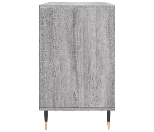 Apavu Plaukts, Pelēcīga Ozolkoka,102X36X60Cm, Inženierijas Koks Vidaxl