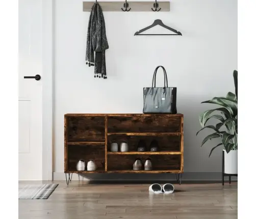 Apavu Plaukts, Ozolkoka Krāsa, 102X36X60 Cm, Inženierijas Koks Vidaxl