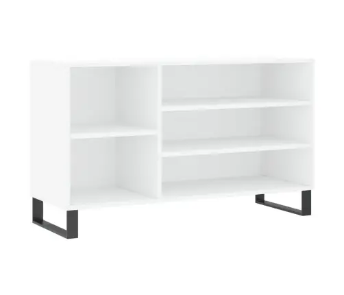 Apavu Plaukts, Balts, 102X36X60 Cm, Inženierijas Koks Vidaxl