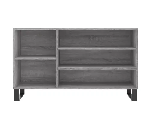 Apavu Plaukts, Pelēcīga Ozolkoka,102X36X60Cm, Inženierijas Koks Vidaxl