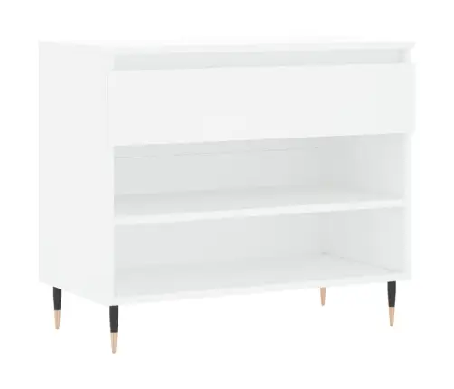 Jalatsikapp, Valge, 70 X 36 X 60 cm Tehispuit