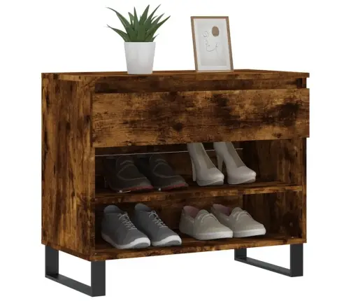 Spintelė Batams, Dūminio Ąžuolo, 70X36X60cm Apdirbta Mediena