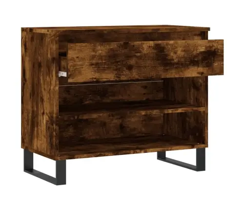 Spintelė Batams, Dūminio Ąžuolo, 70X36X60cm Apdirbta Mediena