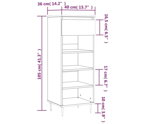Kingakapp, Betoonhall, 40X36X105 cm Tehispuit