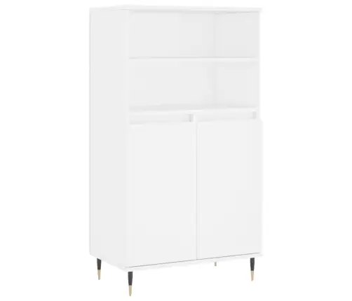 Komoda, Baltos Spalvos, 60X36X110cm Apdirbta Mediena