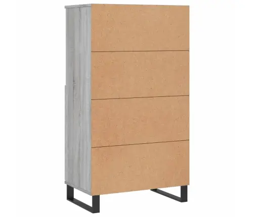 Augstais Skapītis, Pelēks, 60X36X110 Cm, Inženierijas Koks Vidaxl Augstais Skapītis, Pelēks, 60X36X110 Cm, Inženierijas Koks Vidaxl