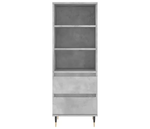 Augstais Skapītis, Betonpelēks, 40X36X110 Cm, Inženierijas Koks Vidaxl Augstais Skapītis, Betonpelēks, 40X36X110 Cm, Inženierijas Koks Vidaxl