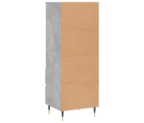 Augstais Skapītis, Betonpelēks, 40X36X110 Cm, Inženierijas Koks Vidaxl Augstais Skapītis, Betonpelēks, 40X36X110 Cm, Inženierijas Koks Vidaxl
