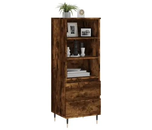 Augstais Skapītis, Ozola Krāsa, 40X36X110 Cm, Inženierijas Koks Vidaxl