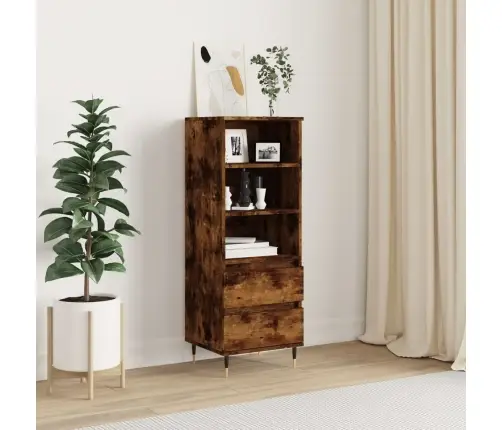 Augstais Skapītis, Ozola Krāsa, 40X36X110 Cm, Inženierijas Koks Vidaxl