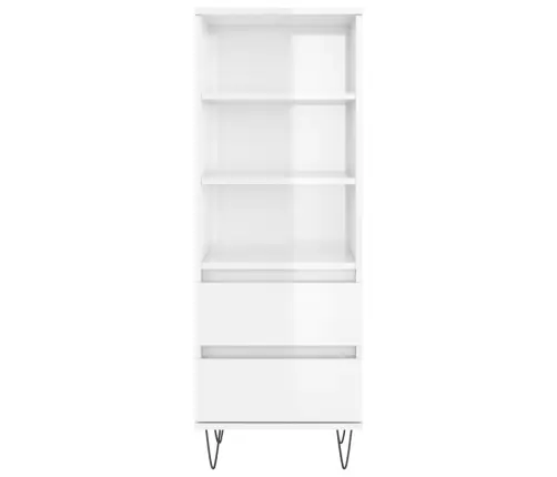 Augstais Skapītis, Balts, 40X36X110 Cm, Inženierijas Koks Vidaxl