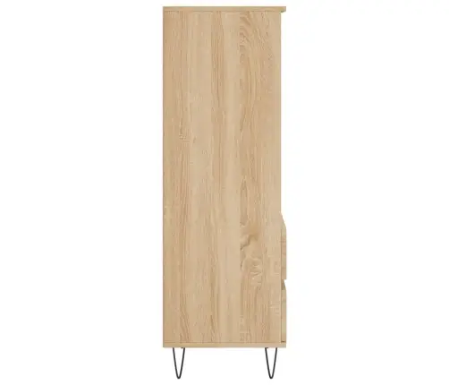 Augstais Skapītis, Ozola Krāsa, 40X36X110 Cm, Inženierijas Koks Vidaxl