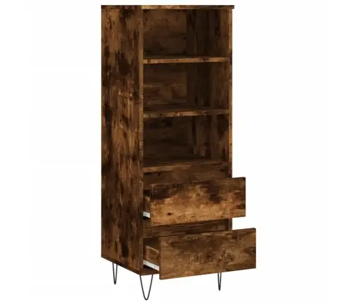 Augstais Skapītis, Ozola Krāsa, 40X36X110 Cm, Inženierijas Koks Vidaxl