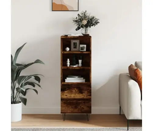 Augstais Skapītis, Ozola Krāsa, 40X36X110 Cm, Inženierijas Koks Vidaxl