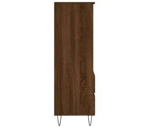 Augstais Skapītis, Ozola Krāsa, 40X36X110 Cm, Inženierijas Koks Vidaxl