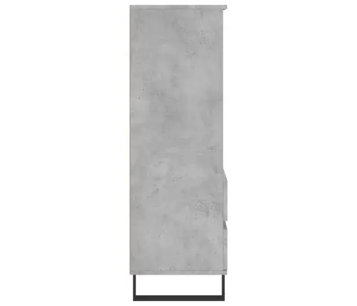 Kõrge Kapp, Betoonhall, 40 X 36 X 110 cm Tehispuit