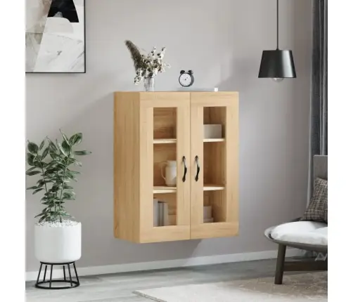 Prie Sienos Montuojama Spintelė, Ąžuolo, 69,5X34X90cm Mediena Prie Sienos Montuojama Spintelė, Ąžuolo, 69,5X34X90cm Mediena