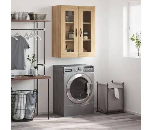 Prie Sienos Montuojama Spintelė, Ąžuolo, 69,5X34X90cm Mediena Prie Sienos Montuojama Spintelė, Ąžuolo, 69,5X34X90cm Mediena