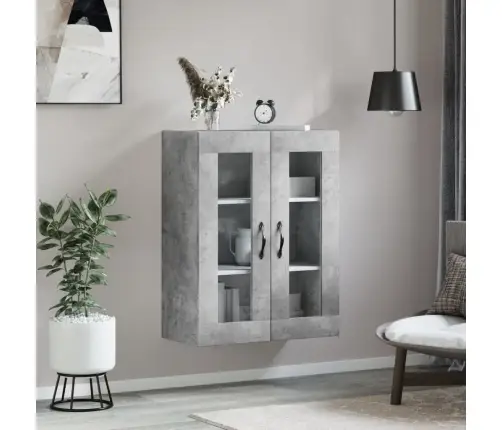 Prie Sienos Montuojama Spintelė, Betono, 69,5X34X90cm Mediena